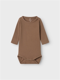 NAME IT Langærmet Body/Leggings Sæt Noe Walnut